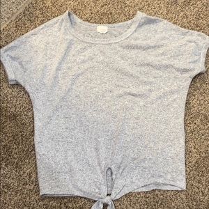 Light weight fleece crop top